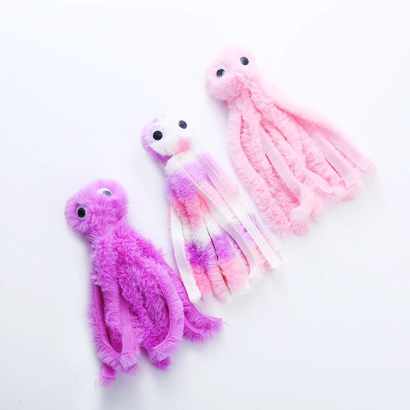 Cute Octopus Cat Toy